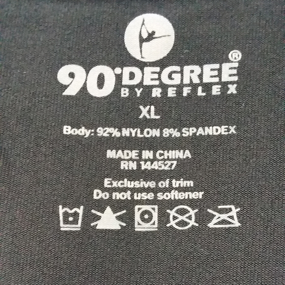 90 degrees black halter razor back workout top - Picture 4 of 9